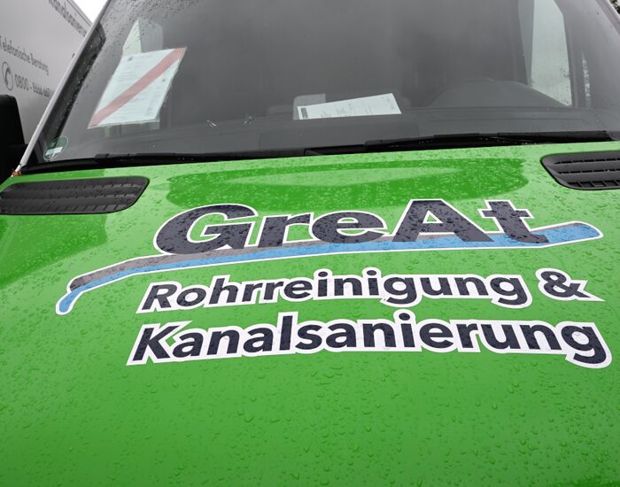 GreAt Rohrreinigung und Kanalsanierung Fuhrpark