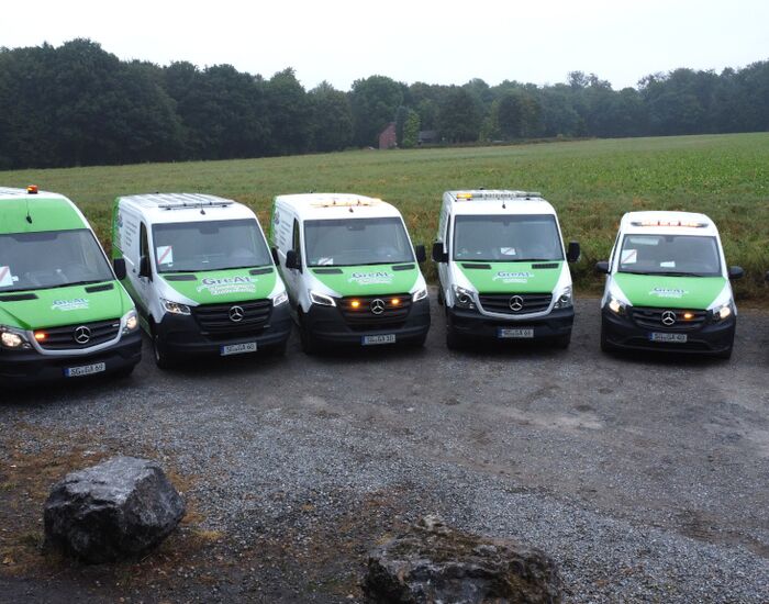 GreAt Rohrreinigung und Kanalsanierung Fuhrpark