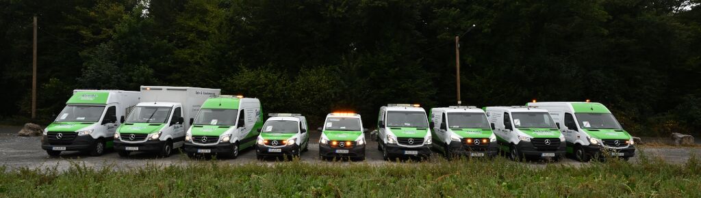 GreAt Rohrreinigung und Kanalsanierung Fuhrpark