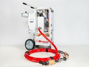 GreAt-Rohrreinigung-Kanalsanierung-fraesroboter-CL80-Geraetewagen Fraesroboter CL80 Geraetewagen
